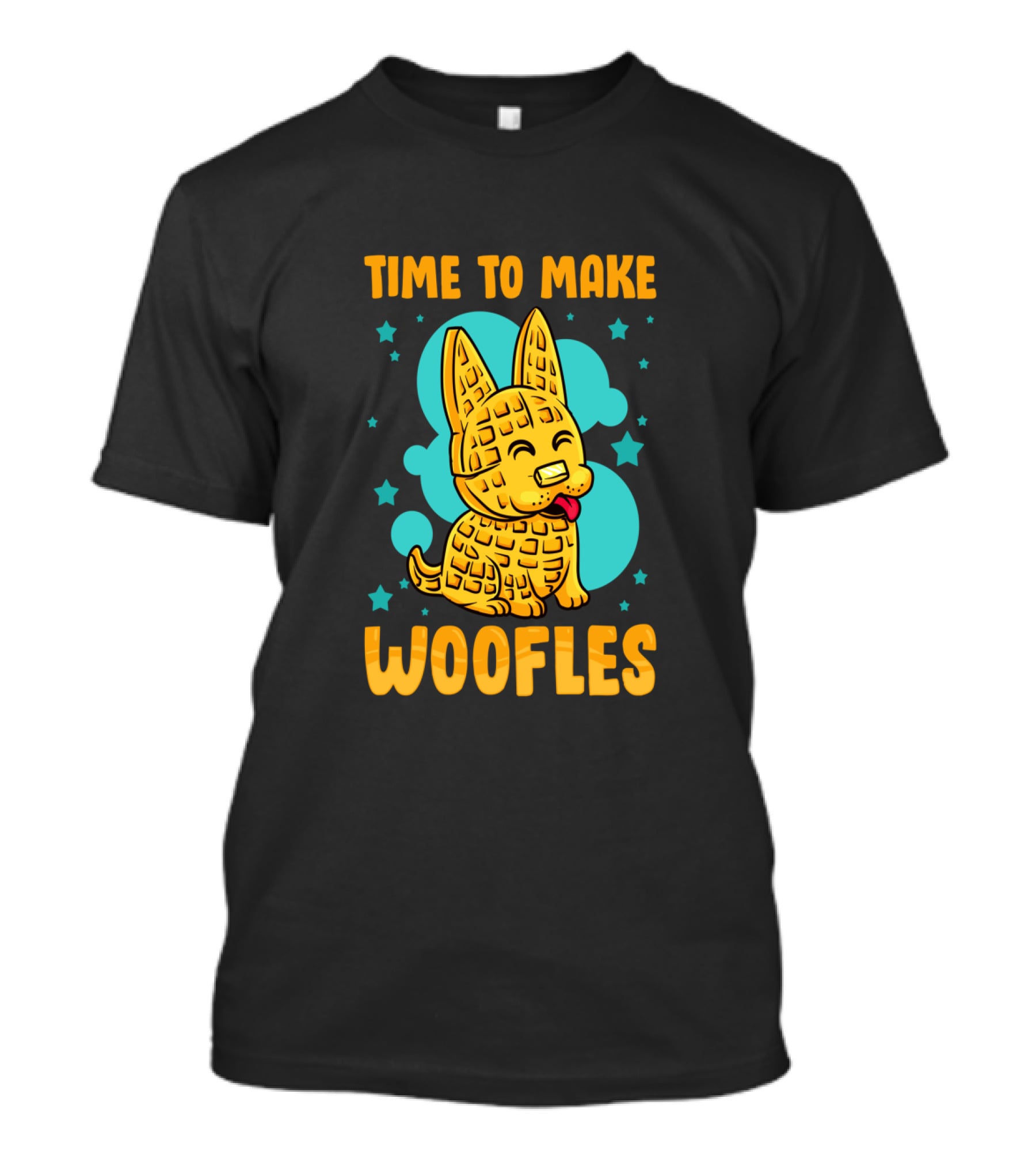 Time To Make Woofles Funny Waffles Dog T-Shirt