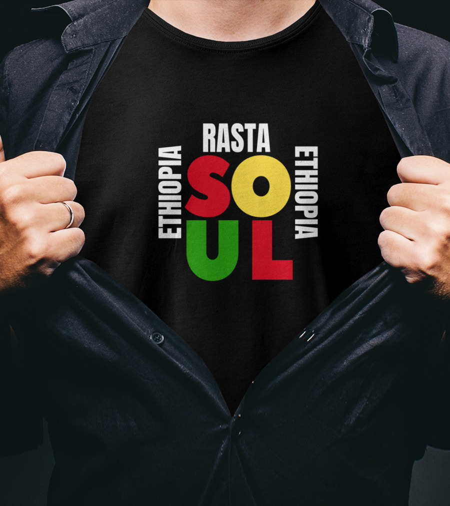 Ethiopia Rasta Soul Heritage Connection T-Shirt