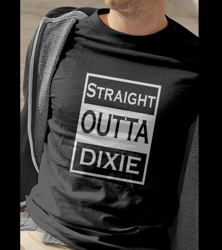 Straight Outta Dixie Redneck Country T-Shirt