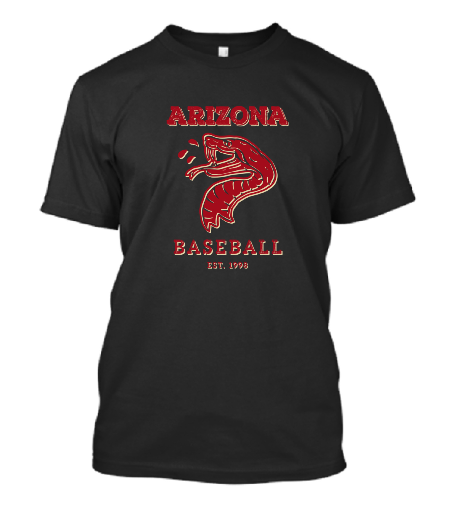 Arizona Baseball Snake Emblem Est. 1998 T-Shirt