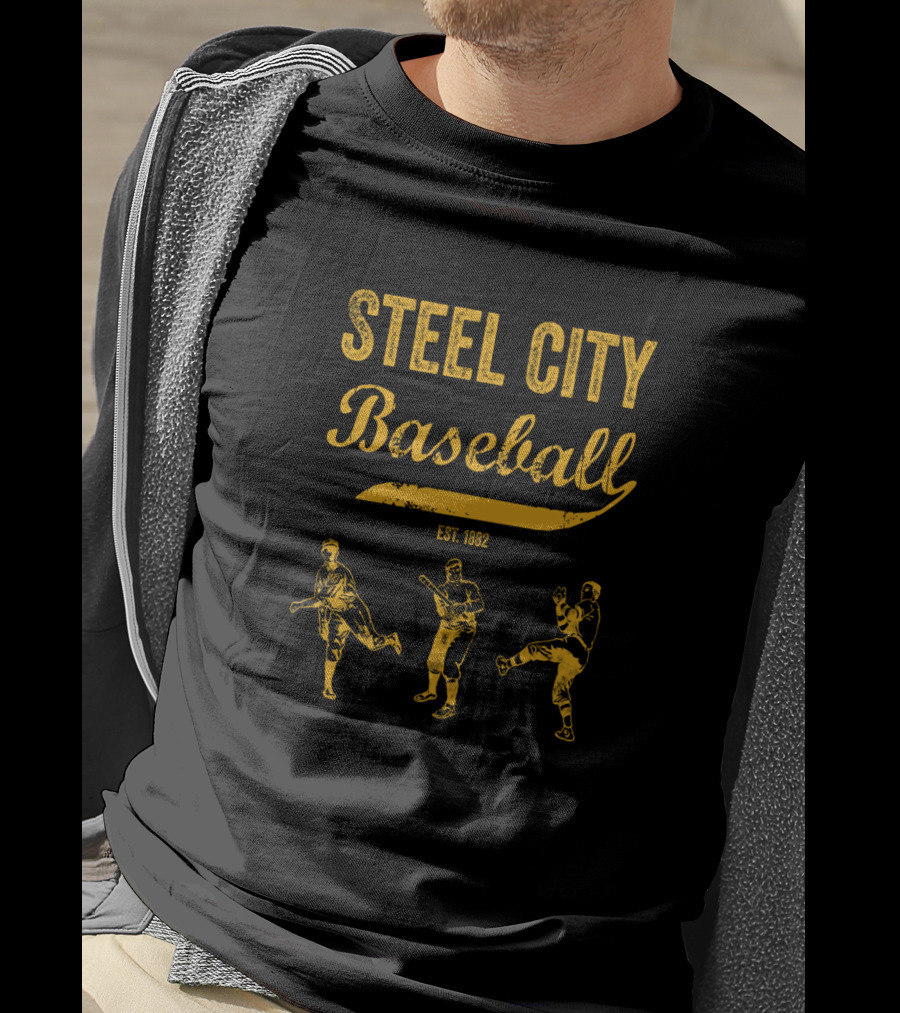 Steel City Baseball Est. 1862 Classic Pittsburgh Fan T-Shirt