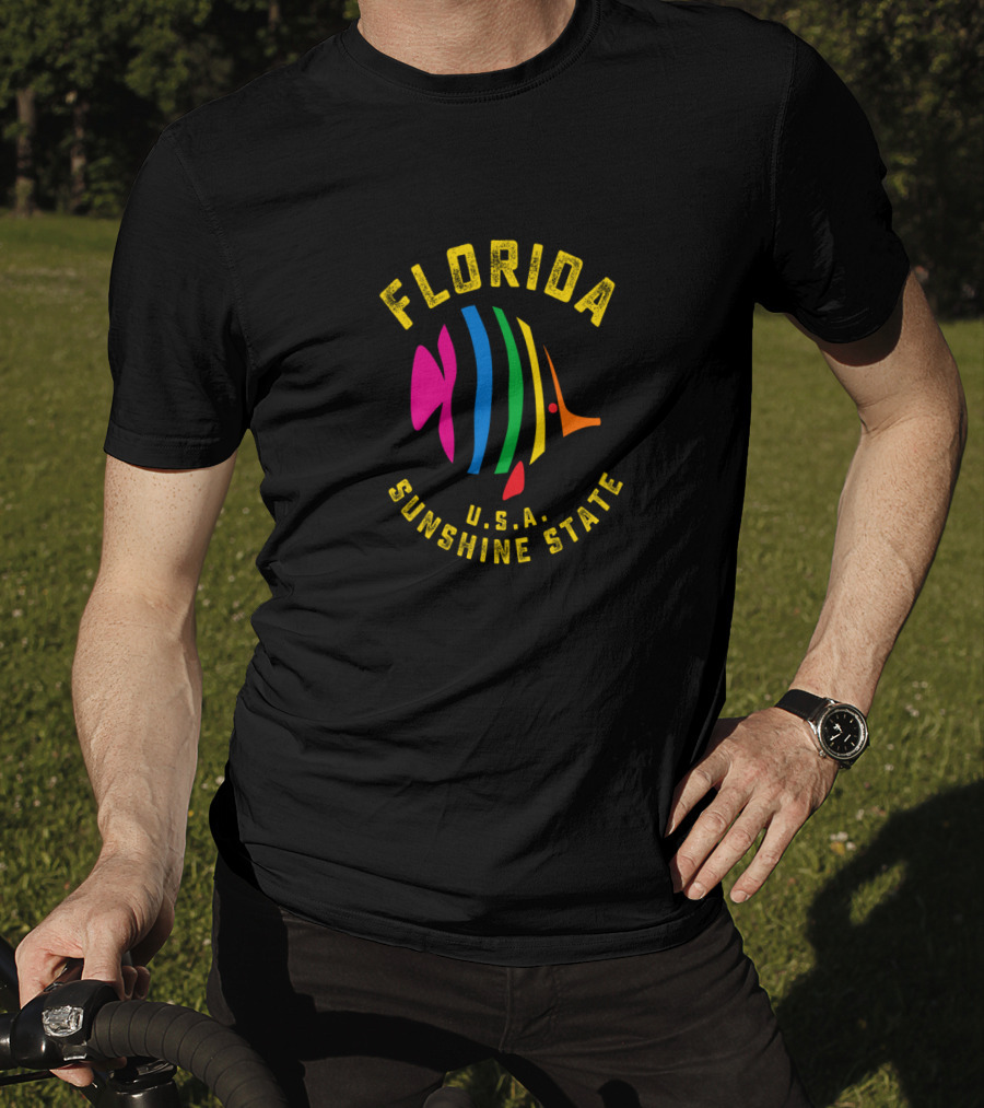Florida U.S.A. Sunshine State Fish T-Shirt