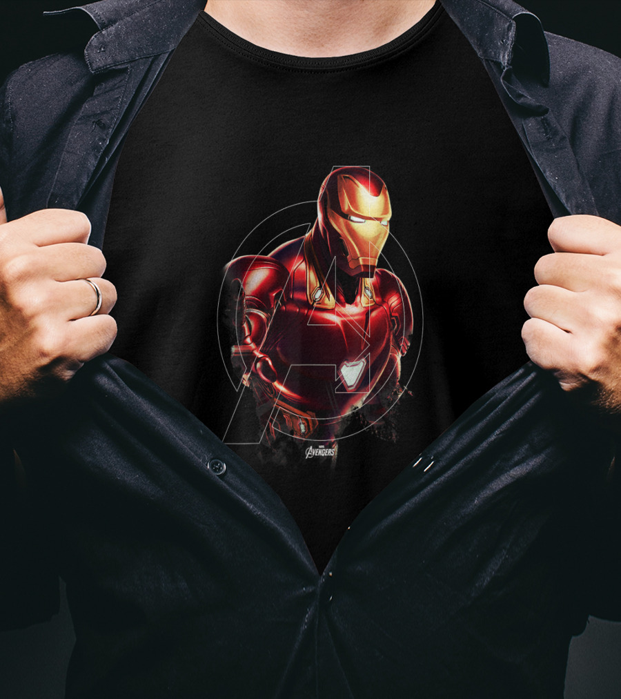Avengers Iron Man Marvel Hero Armor T-Shirt