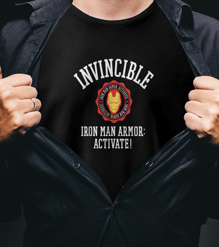 Invincible Iron Man Armor Activate T-Shirt