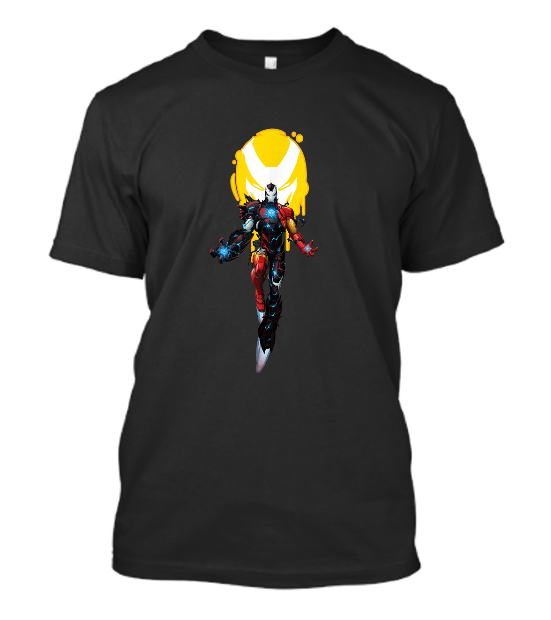 Spider Man Maximum Venom Iron Man Venomized Superhero Fusion T-Shirt