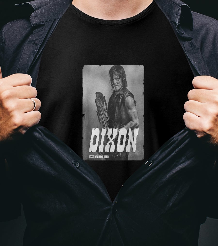 The Walking Dead Dixon AMC Silver Edition T-Shirt