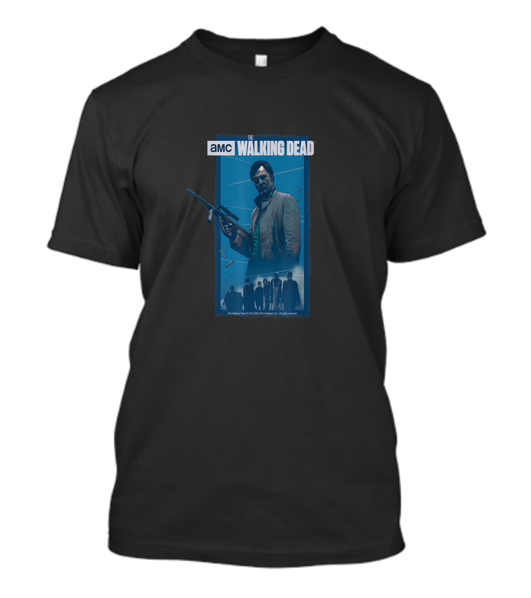 AMC The Walking Dead Governor Gunman Scene T-Shirt