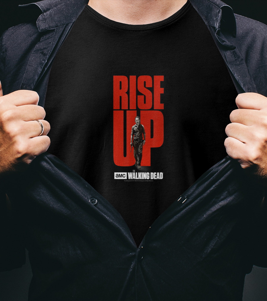 AMC Walking Dead Rise Up Rick T-Shirt