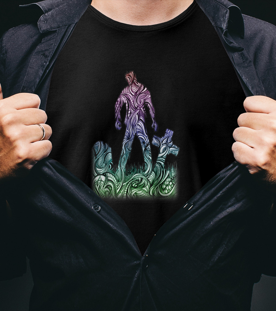 Zen Dead Walking Scary Zombie Grave T-Shirt