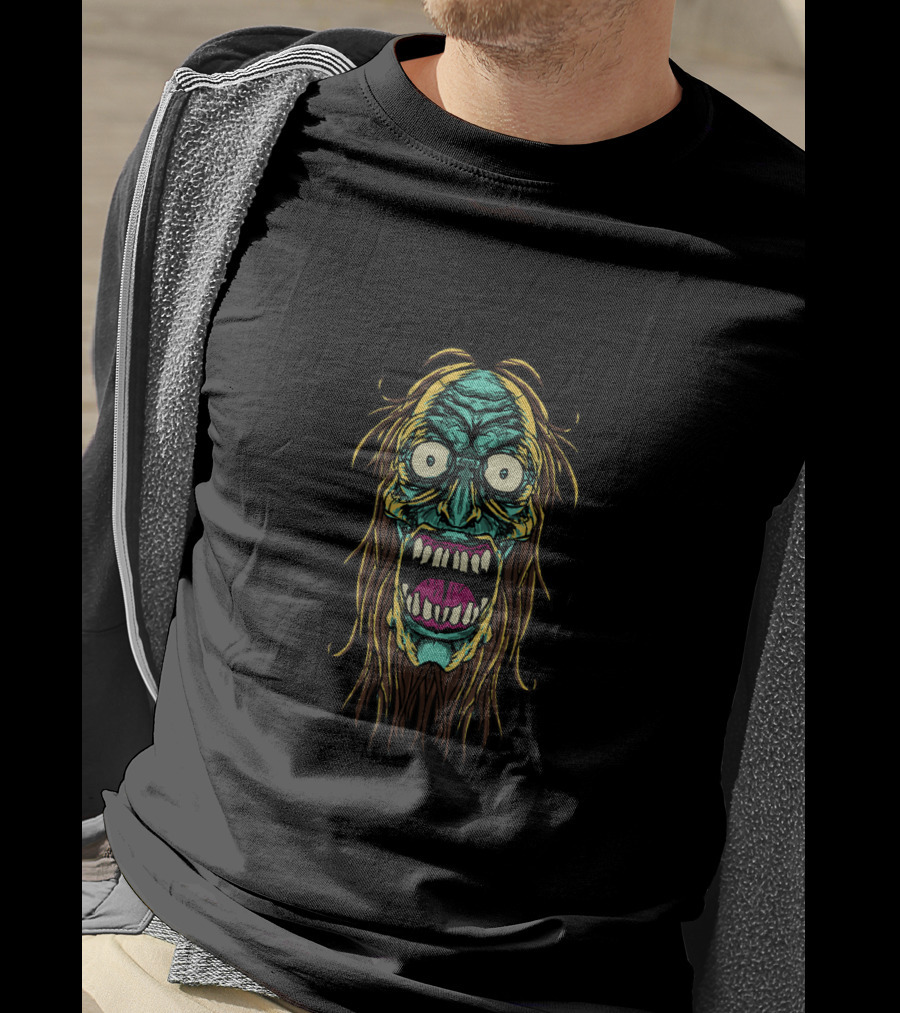 Zombie Undead Walking Living Face Horror T-Shirt