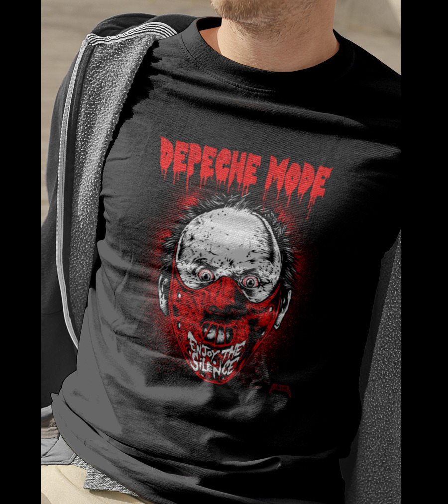 Depeche Mode Enjoy The Silence Horror Mask T-Shirt