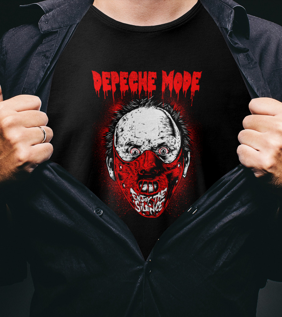 Depeche Mode Enjoy The Silence Horror Mask T-Shirt