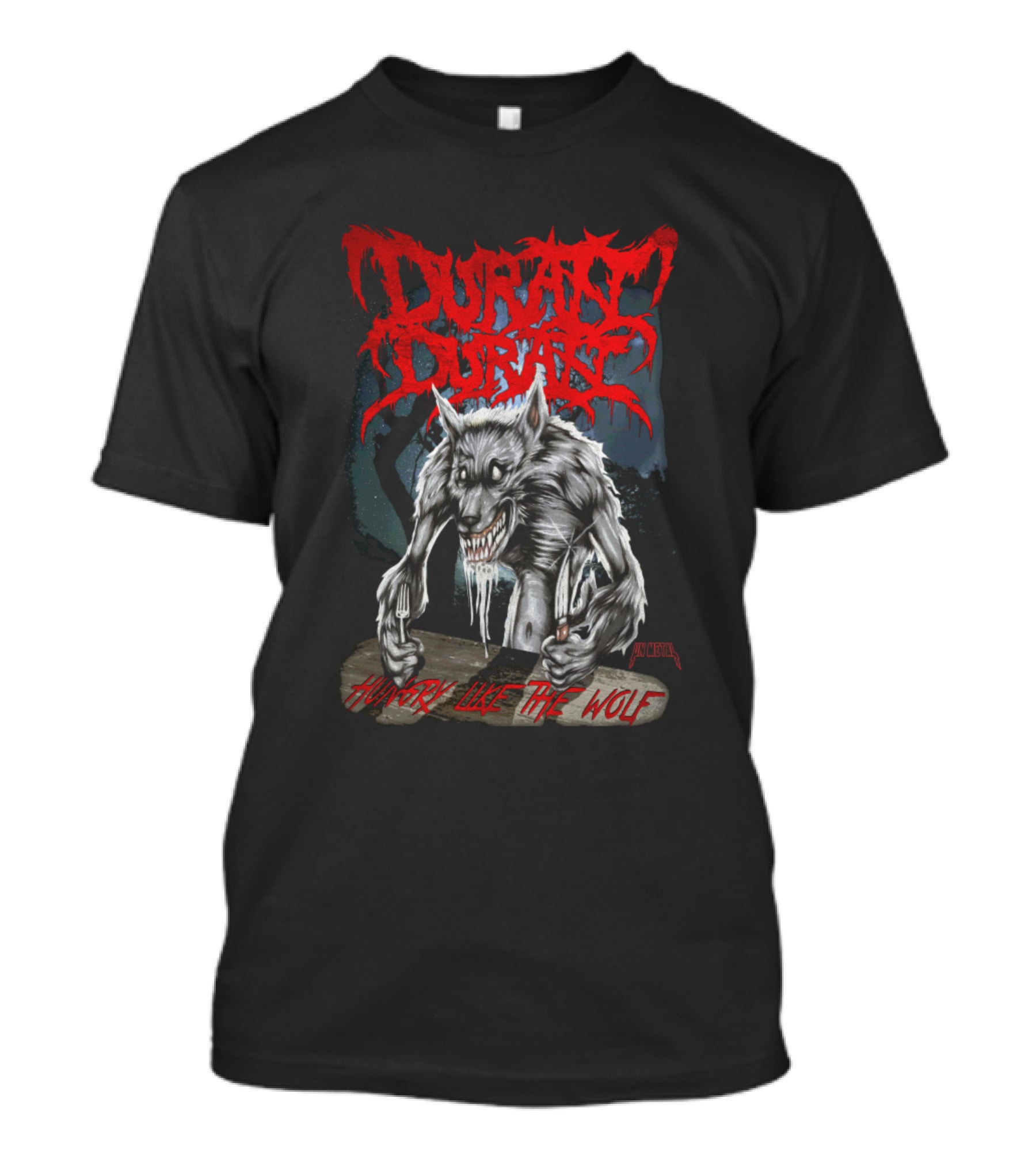 Duran Duran Hungry Like The Wolf Werewolf Horror T-Shirt