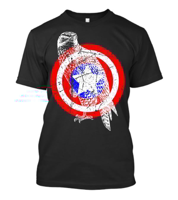 Falcon Shield Star Emblem America T-Shirt