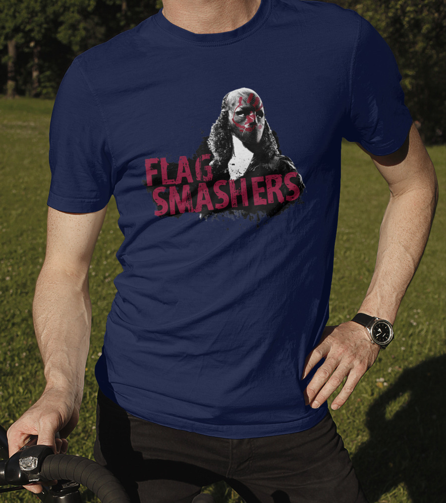 Marvel The Falcon And The Winter Soldier Flag Smashers Karli Flag T-Shirt