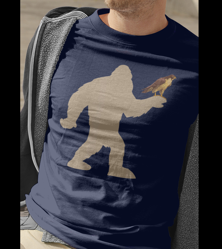 Peregrine Falcon Bigfoot Bird Falcon Animal T-Shirt