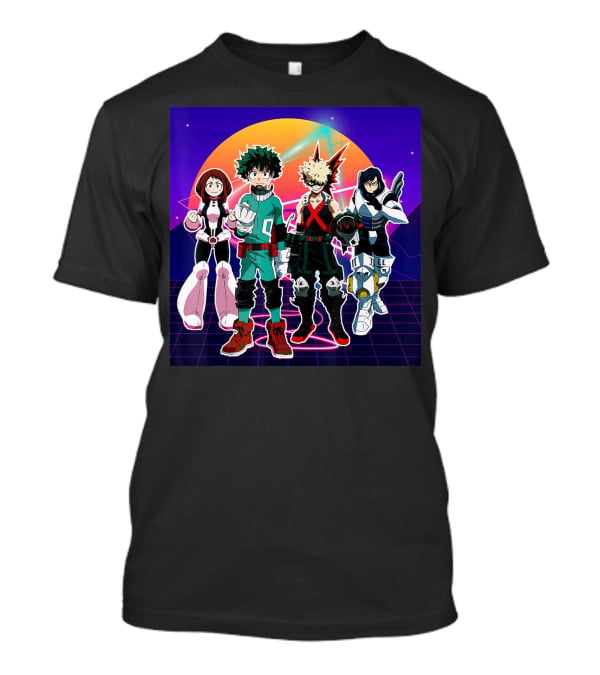 All Together Academia Heroes Essential Manga Series Outfits T-Shirt