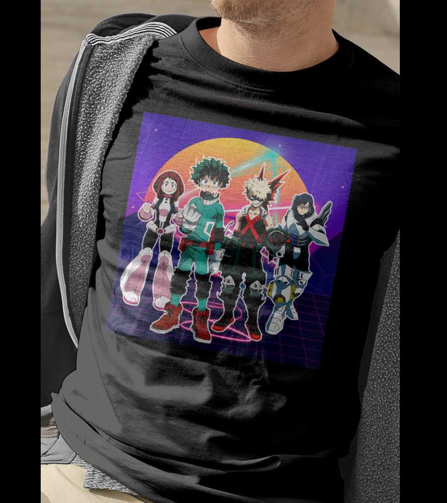 All Together Academia Heroes Essential Manga Series Outfits T-Shirt