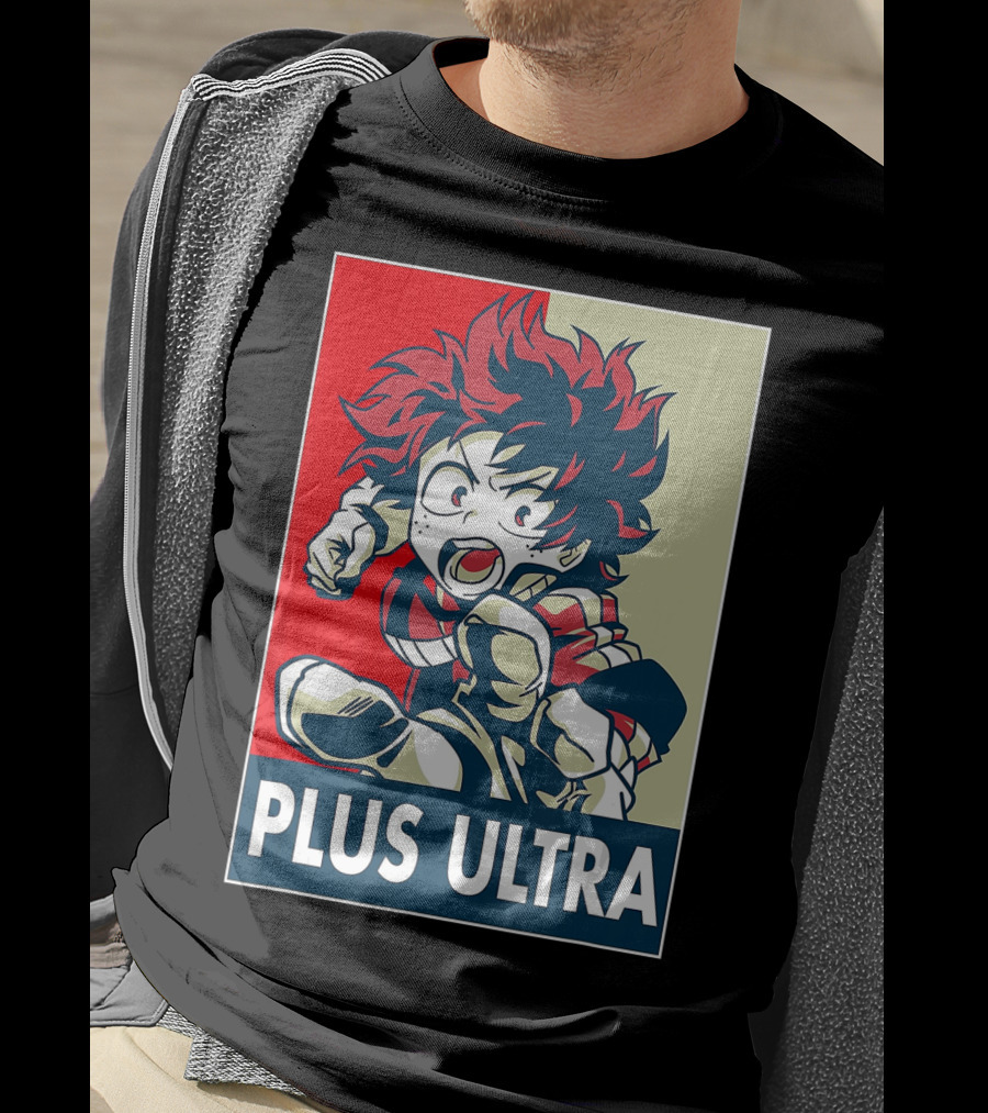 Plus Ultra My Hero Academia Manga Anime Hero T-Shirt