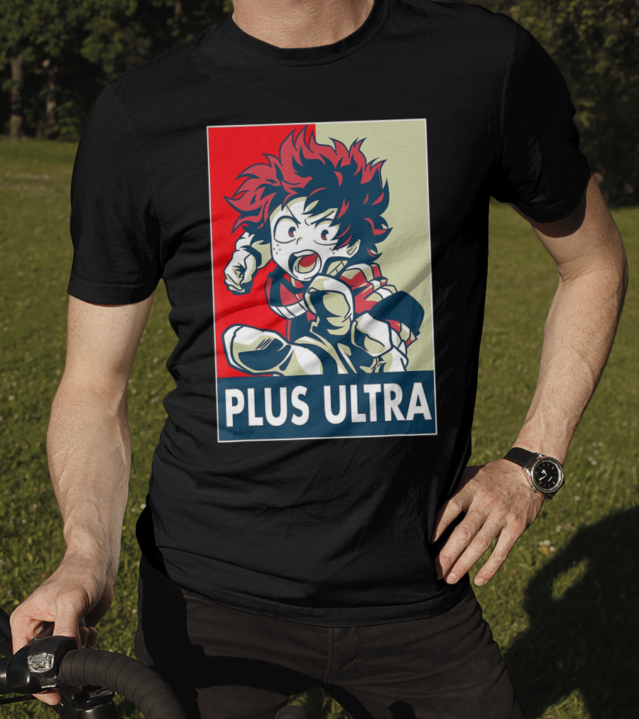 Plus Ultra My Hero Academia Manga Anime Hero T-Shirt