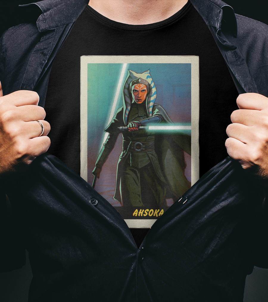 Star Wars Ahsoka Jedi Training Card The Mandalorian 21 T-Shirt