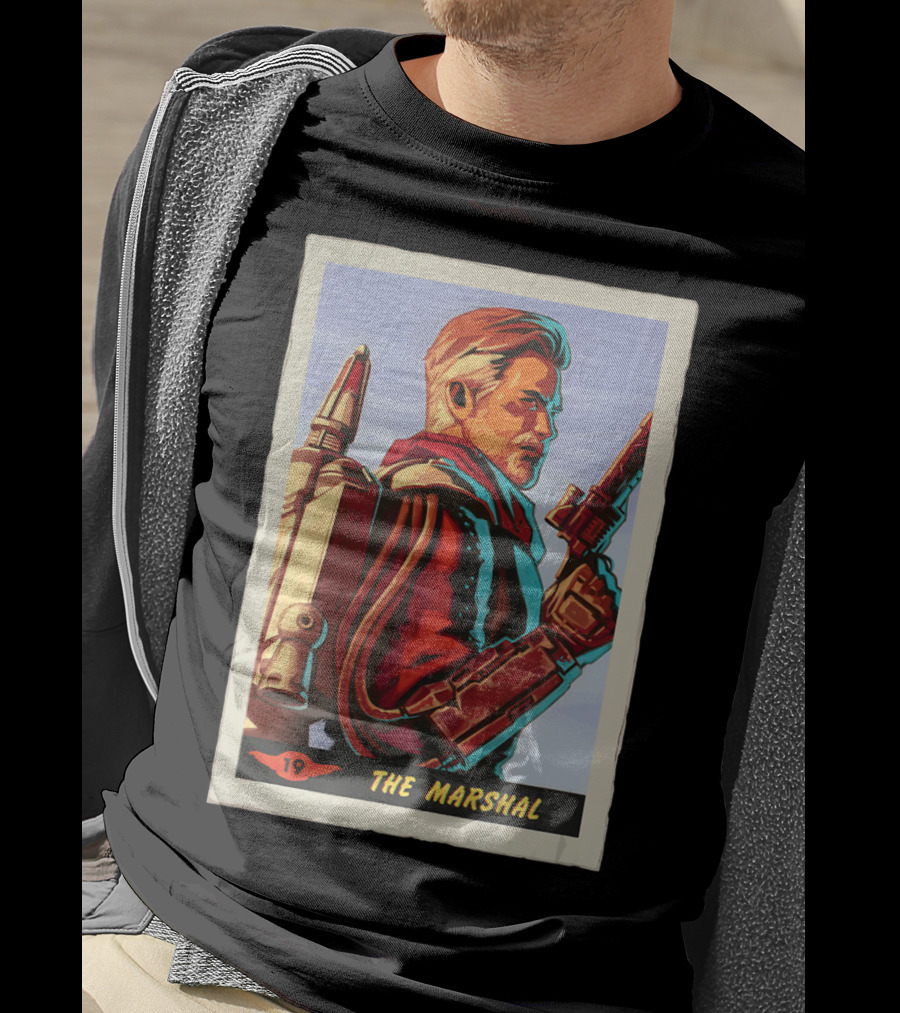 Star Wars The Mandalorian The Marshal Trading Card 19 T-Shirt