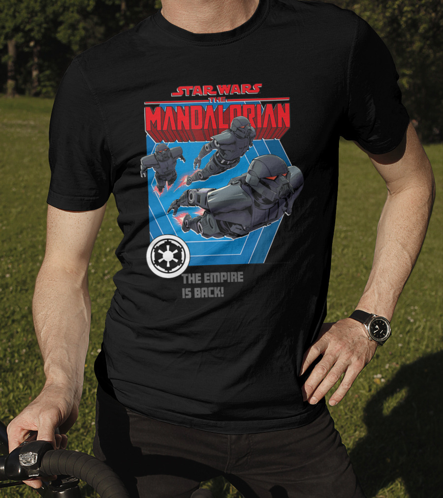 Star Wars The Mandalorian The Empire Is Back Bounty Hunter Stormtroopers T-Shirt