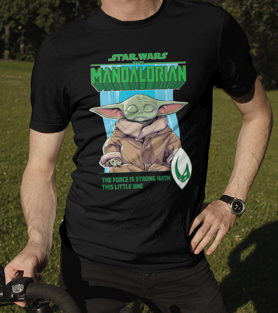 Star Wars The Mandalorian Grogu The Force Is Strong With This Little One T-Shirt