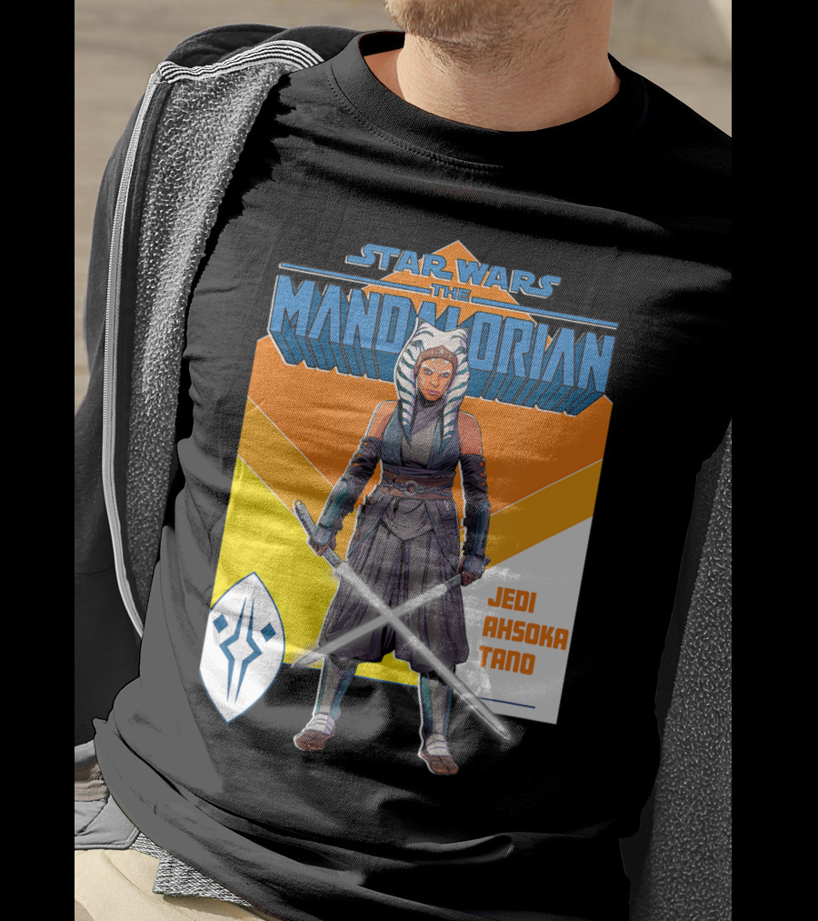 Star Wars The Mandalorian Jedi Ahsoka Tano Lightsaber T-Shirt