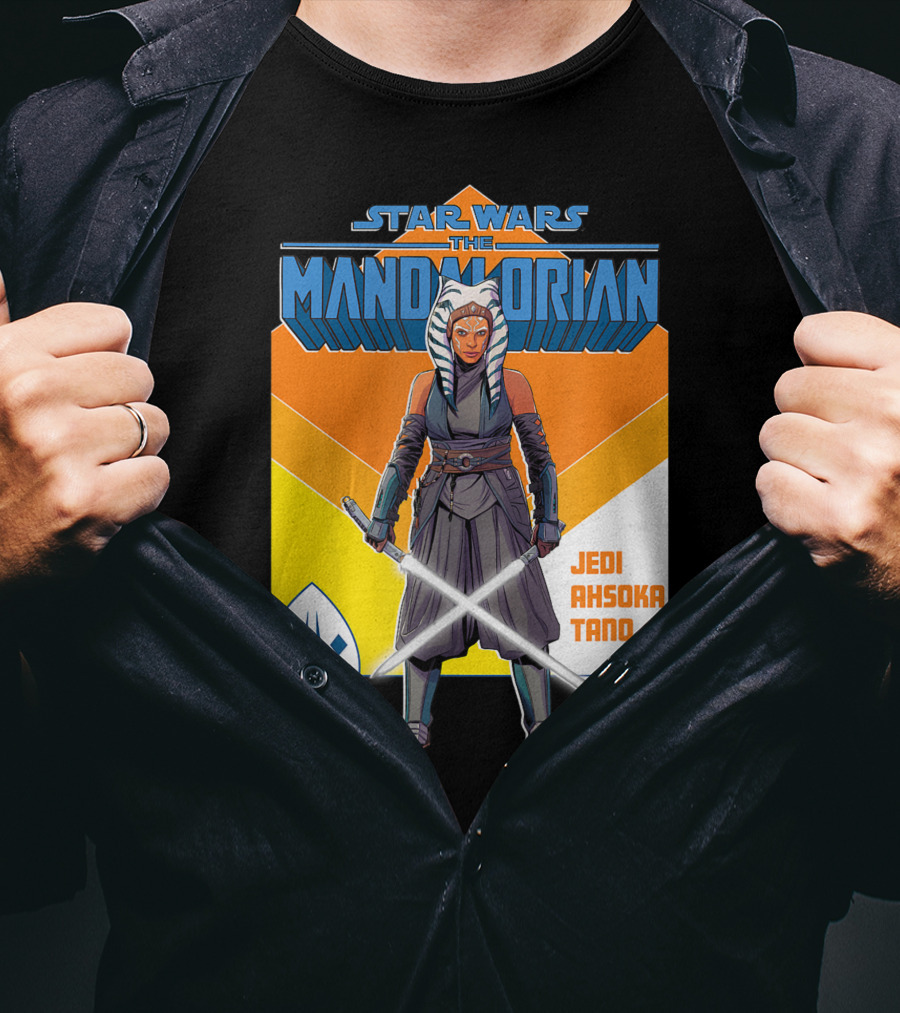 Star Wars The Mandalorian Jedi Ahsoka Tano Lightsaber T-Shirt