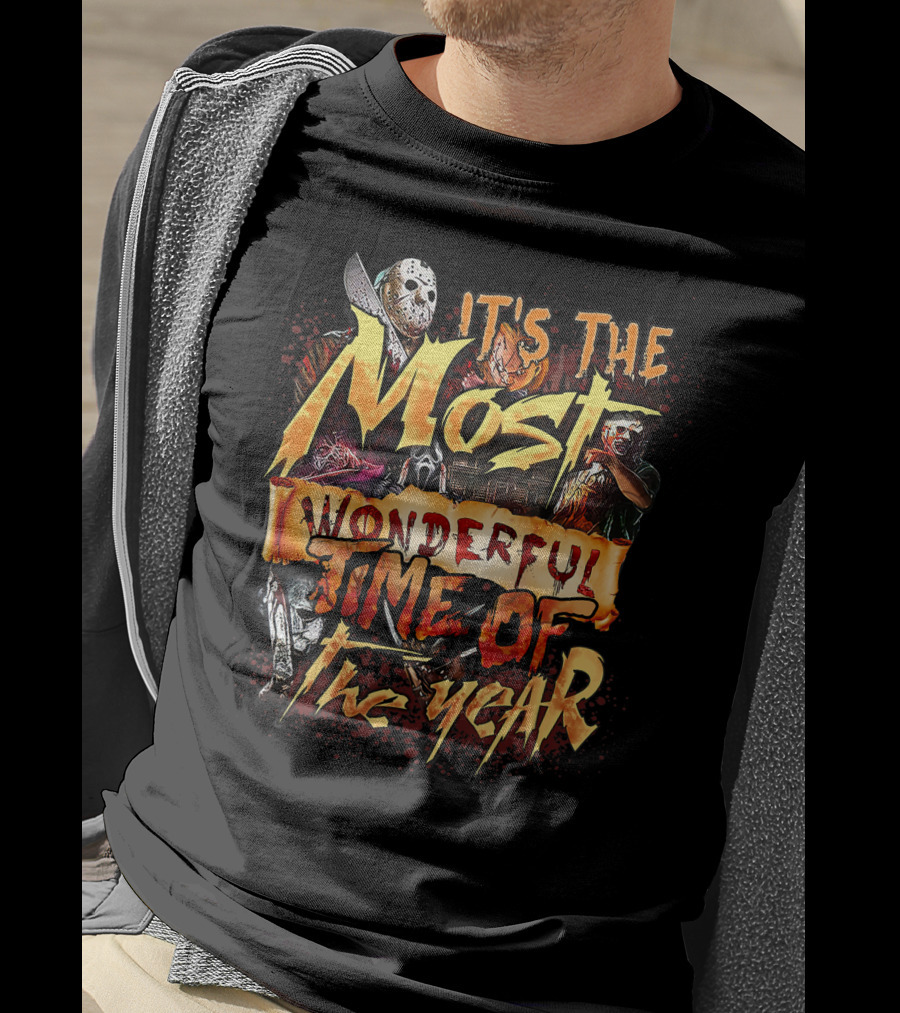 It's The Most Wonderful Time Of The Year Horror Character Movie Halloween T-Shirt