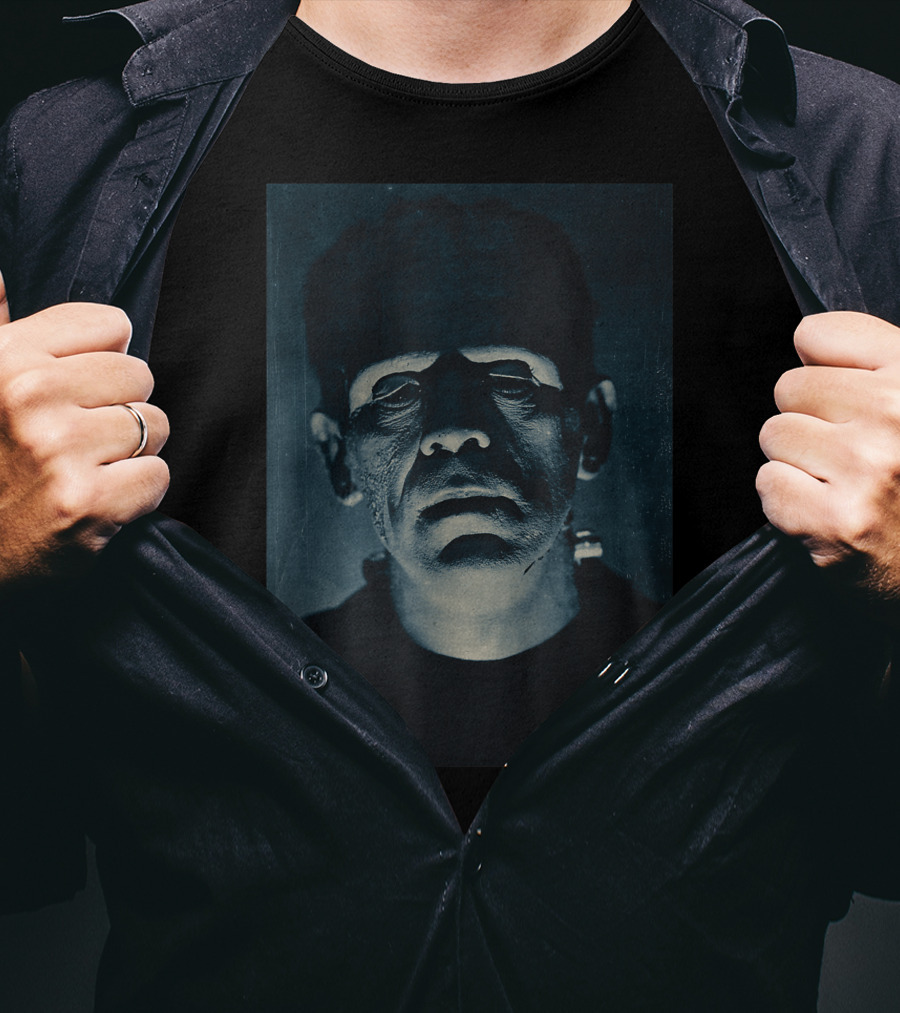 Frankenstein Halloween Horror Vintage Comic Classic Monster Film Image T-Shirt
