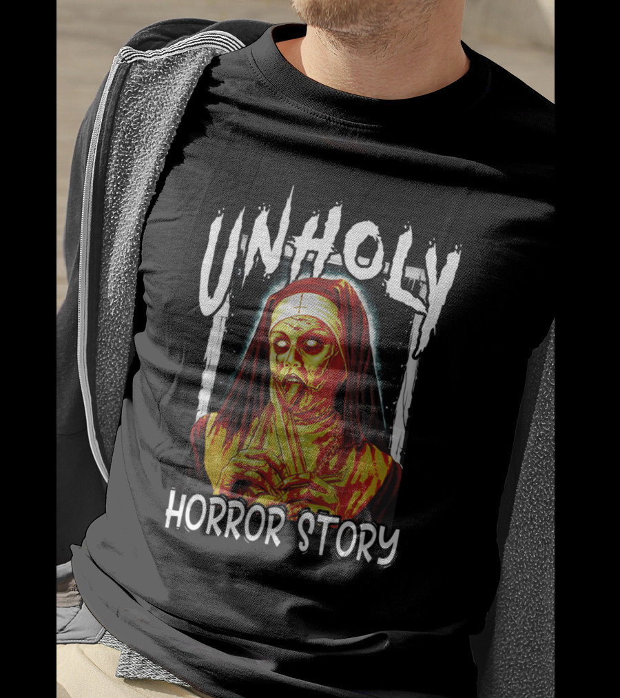 Unholy Nun Horror Story Zombie Halloween T-Shirt