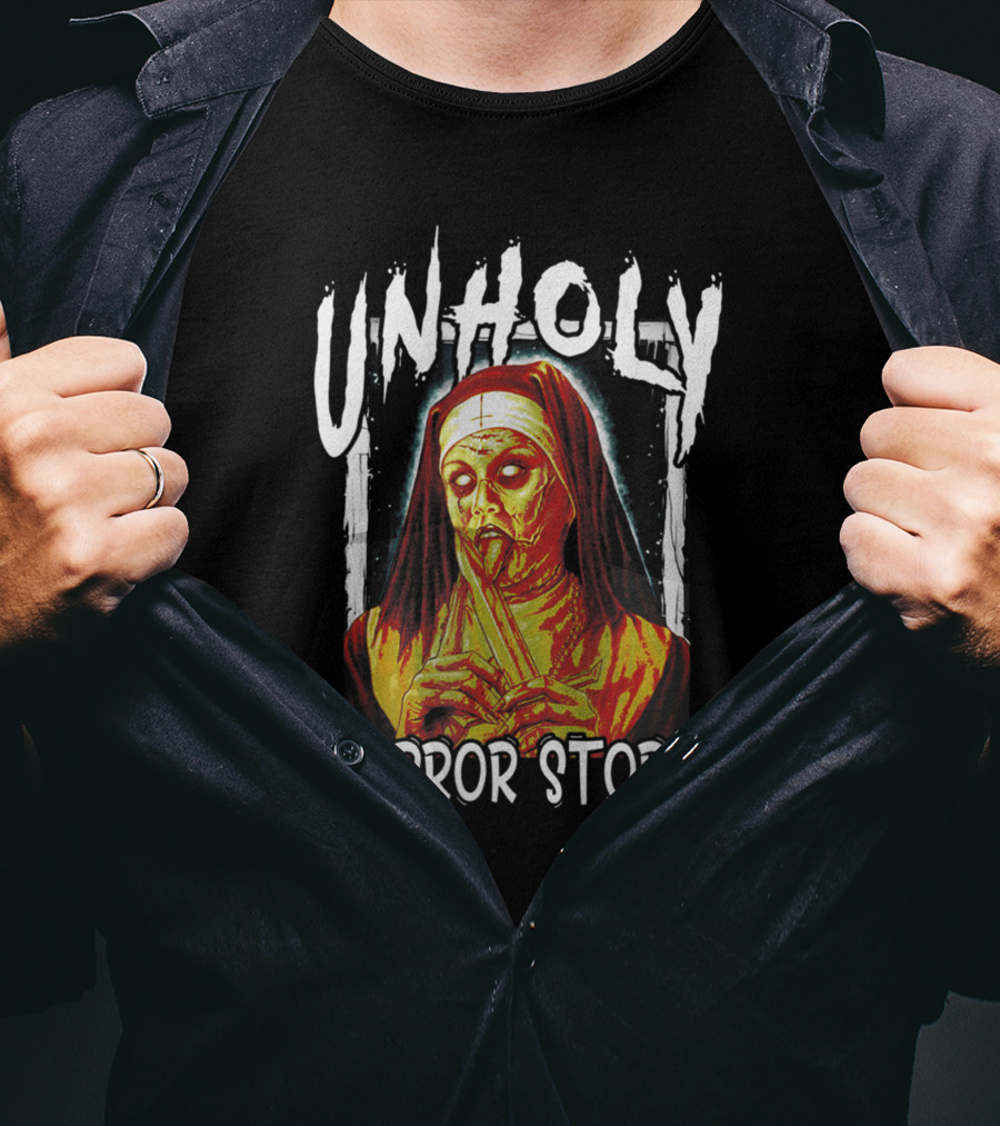 Unholy Nun Horror Story Zombie Halloween T-Shirt