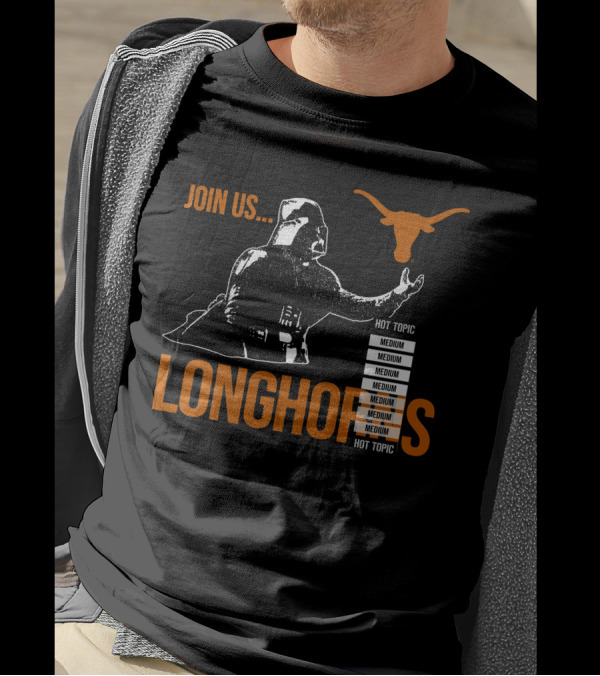Join Us Darth Vader Longhorns Medium Hot Topic T-Shirt