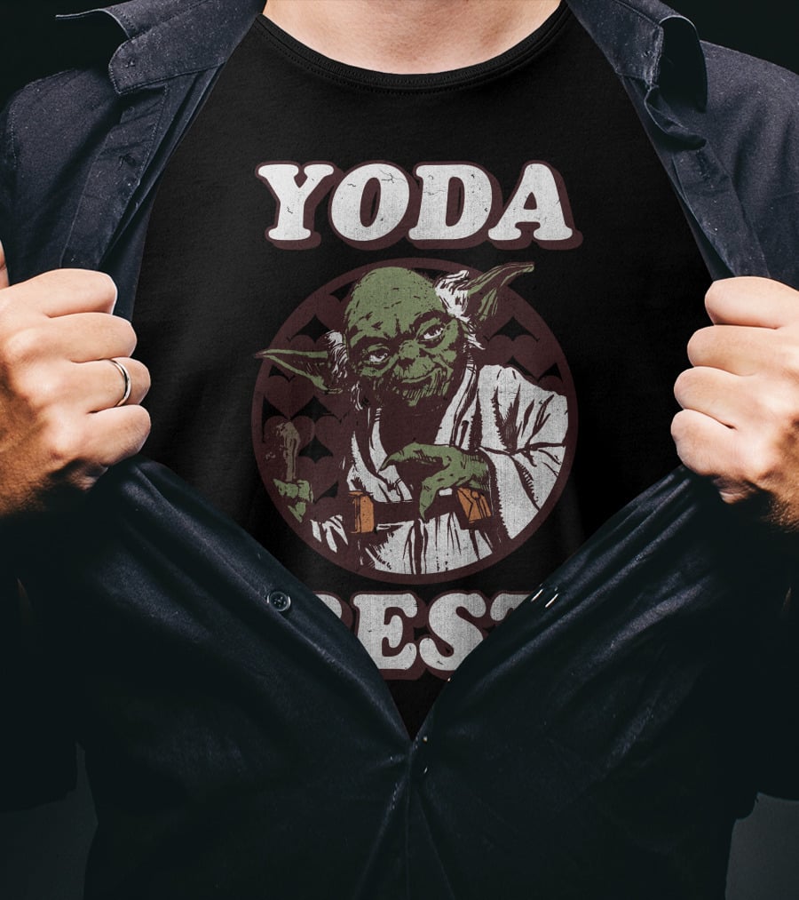 Star Wars Yoda Best Vintage Valentine's Yoda Jedi Master T-Shirt