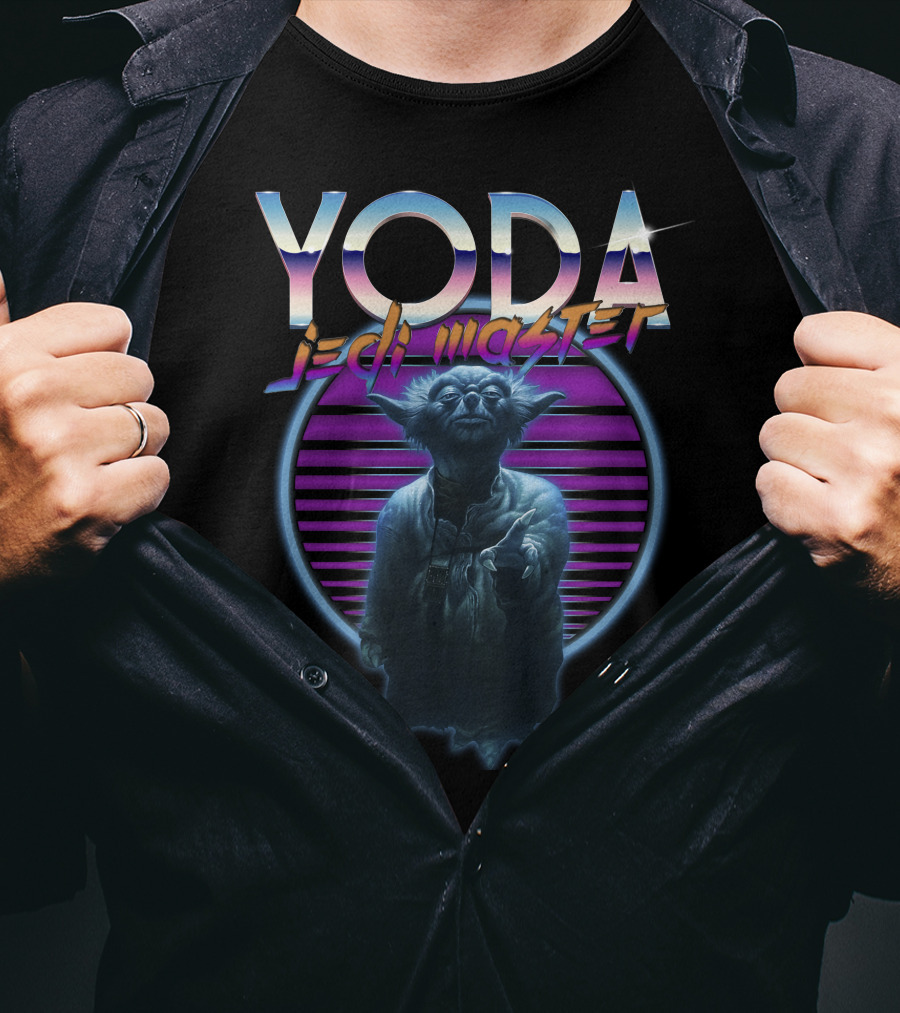 Yoda Jedi Master Star Wars Ultimate Retro 80s T-Shirt