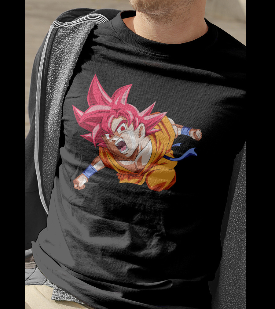 Your Favorite Dragon Ball Super Saiyan Character Iconic Transformation T-Shirt