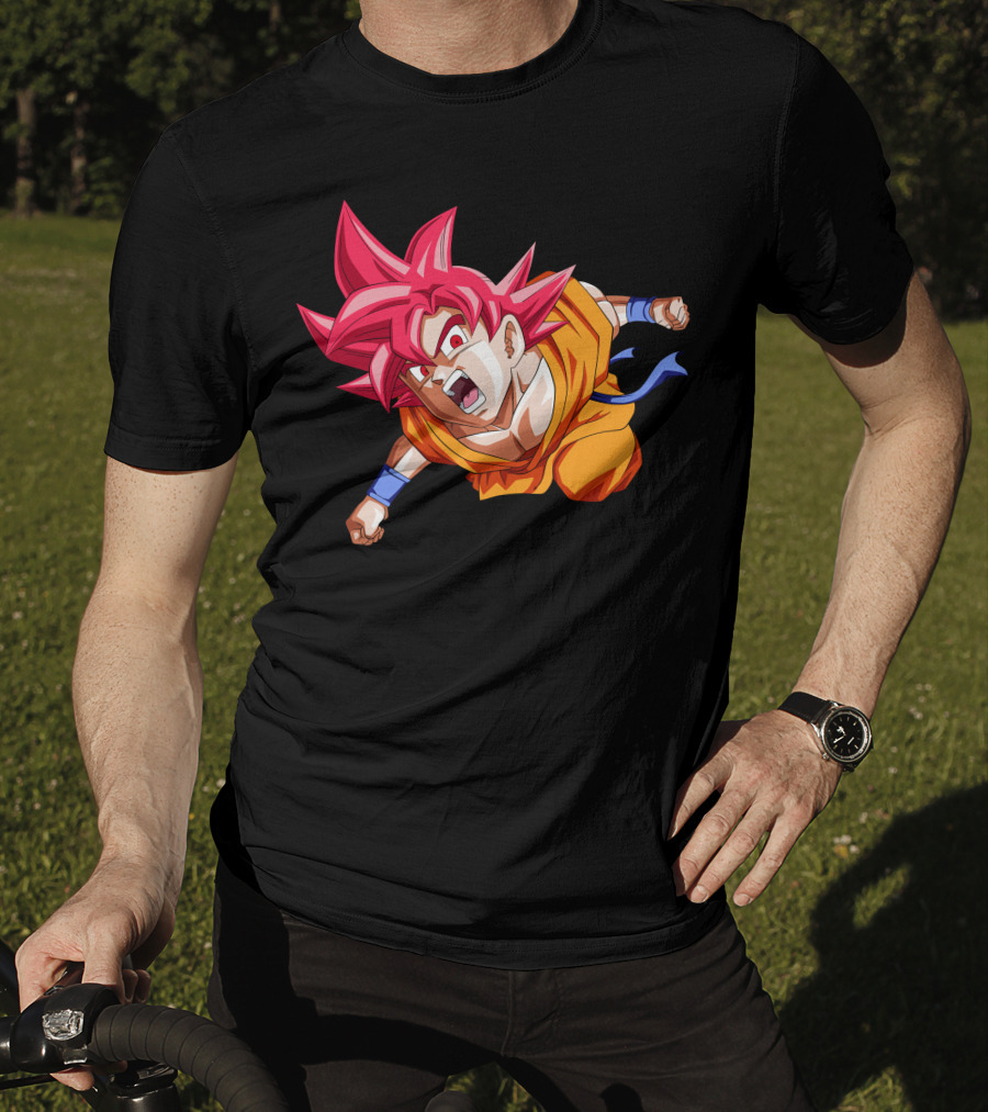 Your Favorite Dragon Ball Super Saiyan Character Iconic Transformation T-Shirt