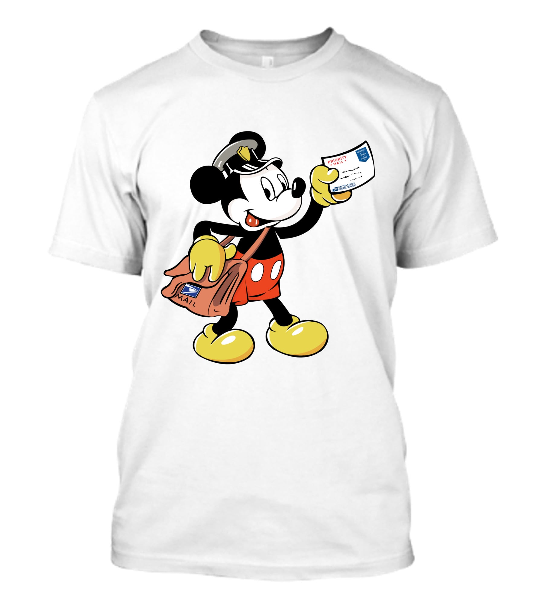 Mail Carrier Iconic Animation Character Postal Service Worker T-Shirt