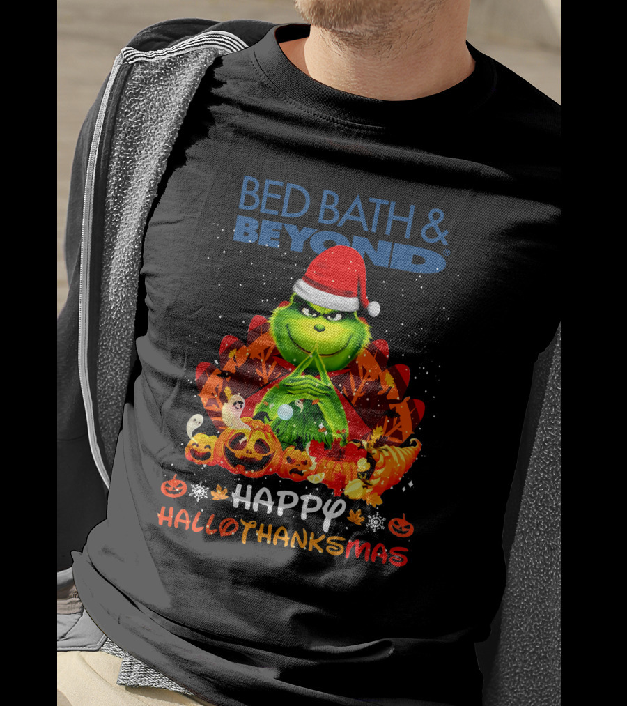 BED BATH And BEYOND HAPPY HALLOTHANKSMAS BBB T-Shirt