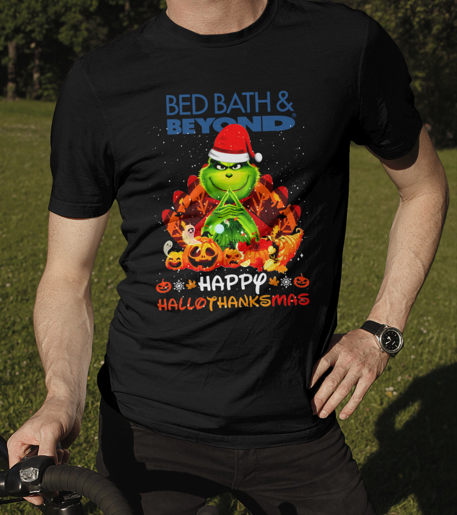 BED BATH And BEYOND HAPPY HALLOTHANKSMAS BBB T-Shirt