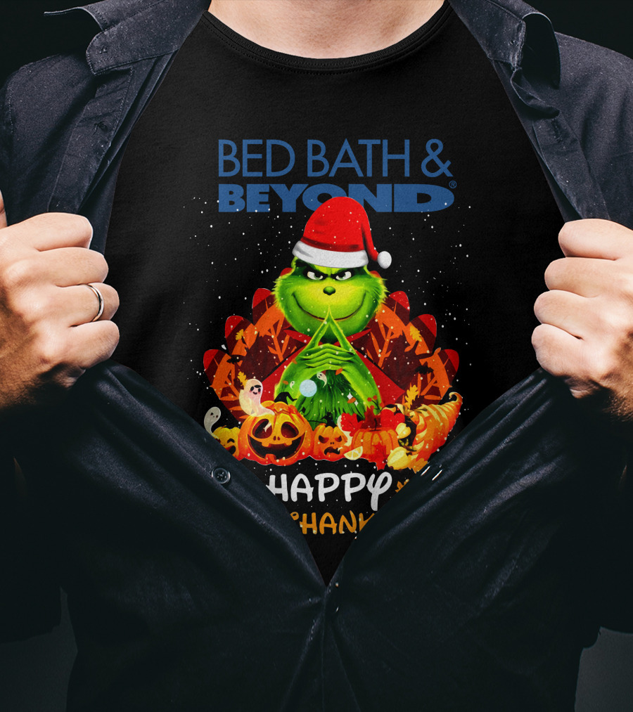 BED BATH And BEYOND HAPPY HALLOTHANKSMAS BBB T-Shirt