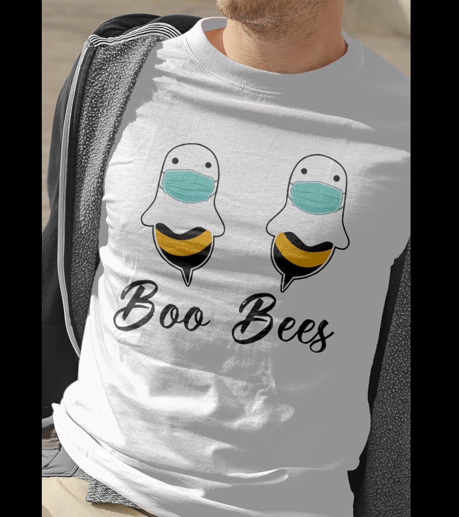 Boo Bees Masked Ghosts Beehive Humor T-Shirt
