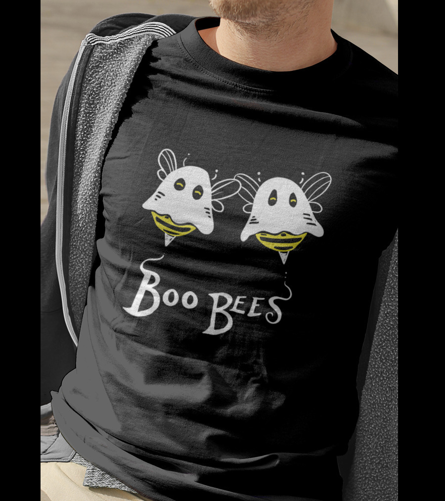 Boo Bees Halloween Costume Cute Ghost T-Shirt