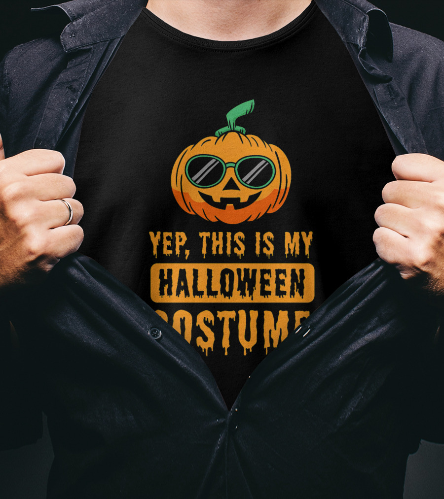 Yep, This Is My Halloween Costume Pumpkin T-Shirt