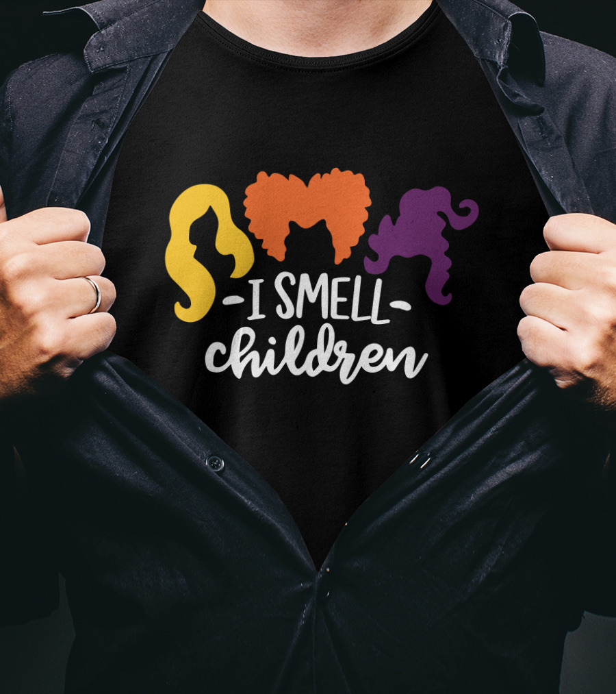 I Smell Children Hocus Pocus Sanderson Sisters Hair T-Shirt