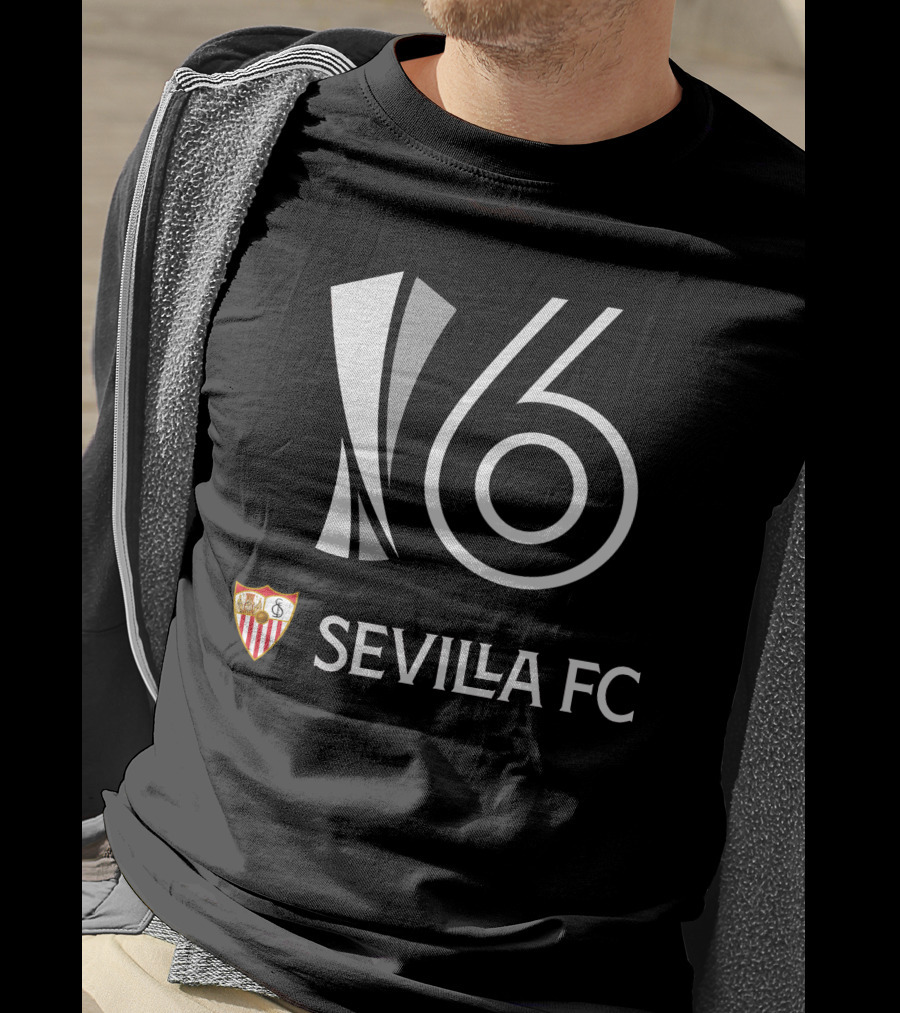 6 Europa League Titles Sevilla FC 16 T-Shirt