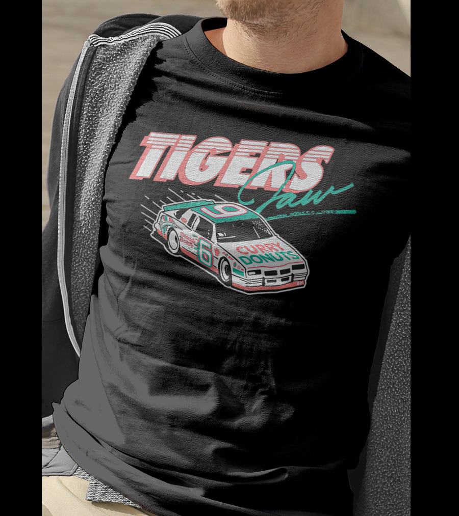 Tigers Jaw Curry Donuts Racing Car 6 Number 9 T-Shirt