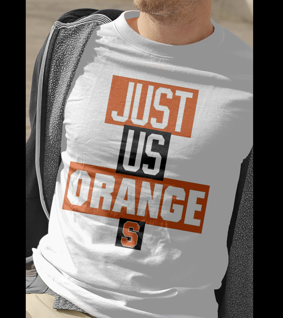 Just Us Orange Syracuse S T-Shirt